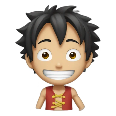 luffy qui bouffe sticker
