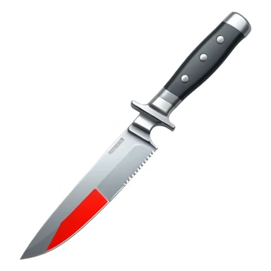 knife verticle  sticker