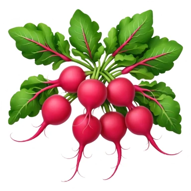 bunch of radishes sticker