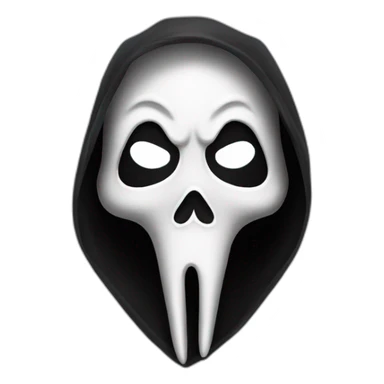 masque de scream filme sticker