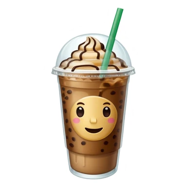 Iced Starbucks coffee sticker