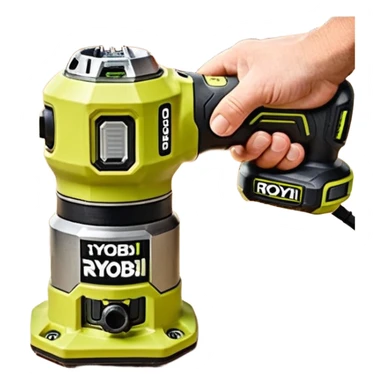 ONE+ 18V Cordless Compact Fixed Base Router RYOBI  sticker