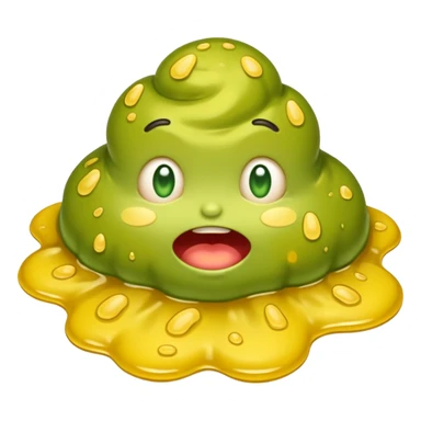 nasty, disgusting vomit  sticker