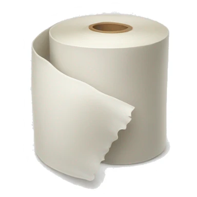 white roll of fabric sticker