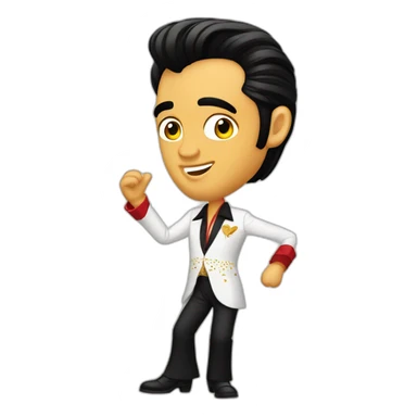 Elvis Presley flamenco sticker