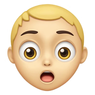 Shocking face mamoji animated sticker