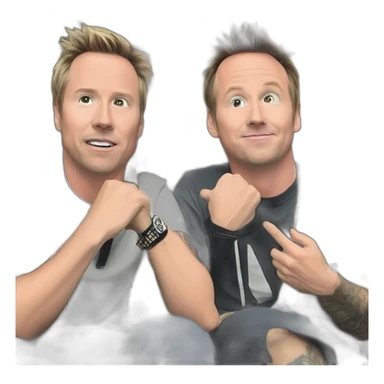 Mark Tom and Travis from blink 182 sticker