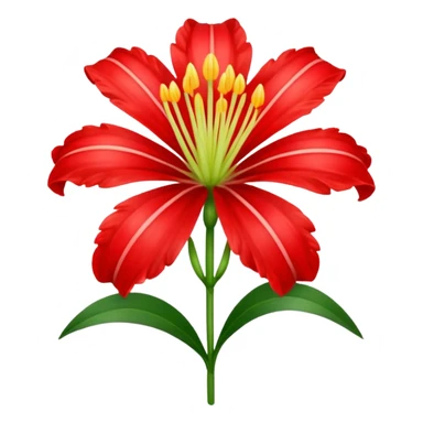 Quiero un emoji lindo para mí novia de la flor lycoris radiata me gusta pero quiero enviarlo como emoji, no cómo sticker  sticker
