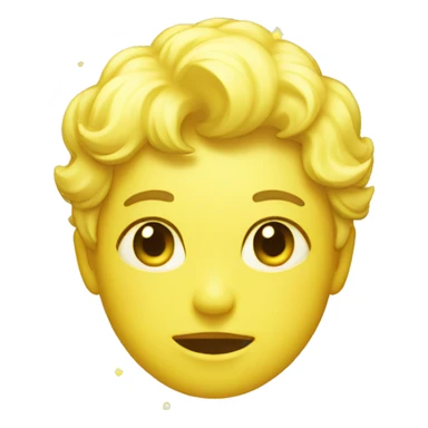 conusion with light yellow sparkles sticker