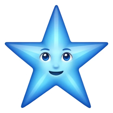 blue version of a ⭐ sticker