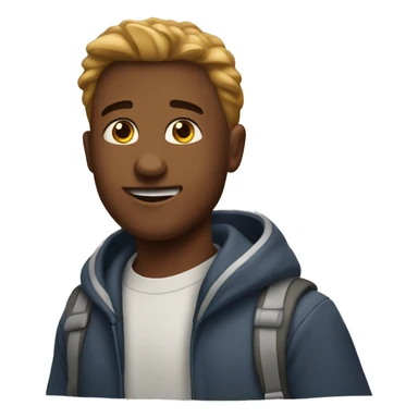 Joshua trägt einen Schulranzen sticker