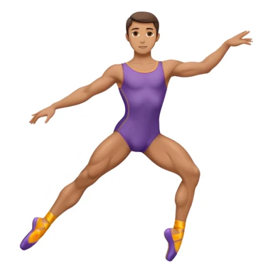 male.ballet dancer sticker