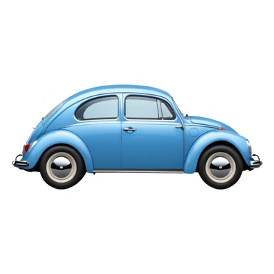 volkswagen coccinelle side vuew  sticker