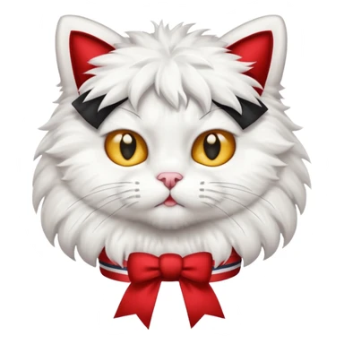 cheerleader cat with pom pom sticker