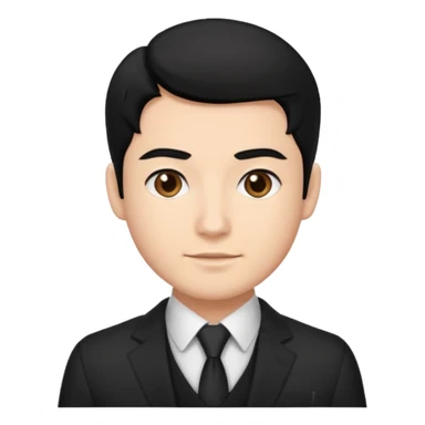 Designer website guy with professional dp please chnage hair color to black 
 sticker