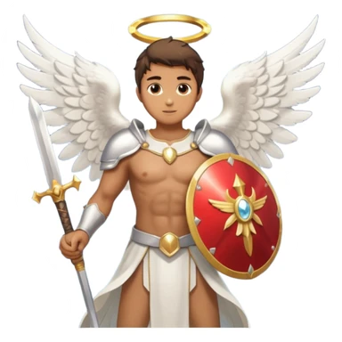 - 🛡️ Shield – symbolizing protection
- ⚔️ Sword – representing spiritual warfare
- 👼 Angel – the heavenly messenger
- ✨ Sparkles – highlighting his glory sticker
