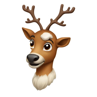 rudolpf the red nosed reindeer sticker