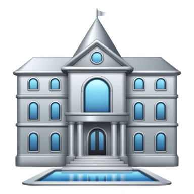 silver mansion emoji sticker