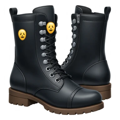 zipper boot sticker