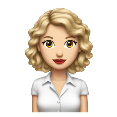 Taylor swift as a big person sticker