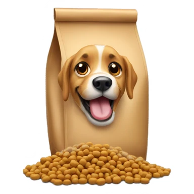 dog food bag sticker