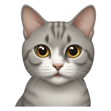 British short hair Carthusian cat sticker
