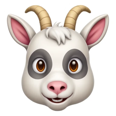 Good morning banner with goat sticker