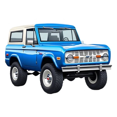 Ford Bronco - Ford (Model Year: 2021) (Iconic colour: Blue) sticker