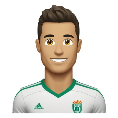 Cristiano Ronaldo señalando sticker