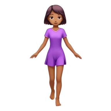 
A small figure walks across a glowing bridge, holding soft pink and purple orbs in each hand—symbolizing compassion and forgiveness. A gentle heart aura trails behind them, showing healing in motion. sticker