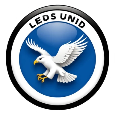 Leeds united logo sticker