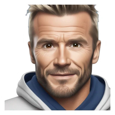 david beckham as santa sticker