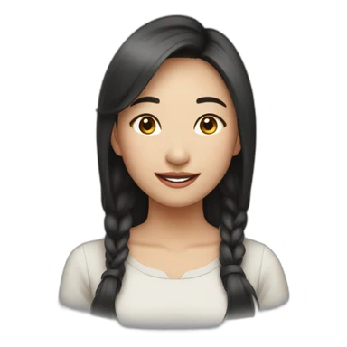 27 years old asian girl celebrating her birthday  sticker