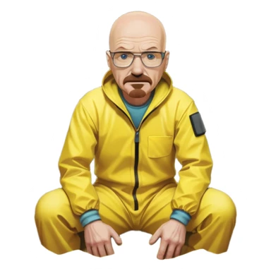 breaking bad walter white crawlspace moment sticker
