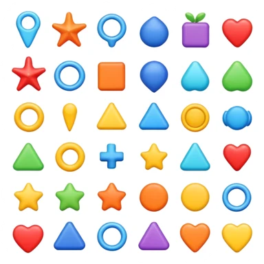 High resolution of toys sticker