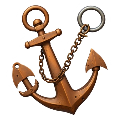 Anchor And Grapnel sticker