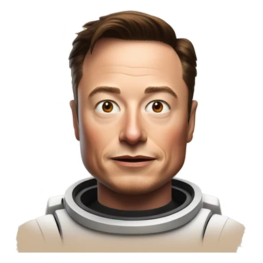 Elon Musk on mars sticker