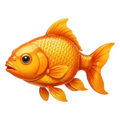 orange goldfish sticker
