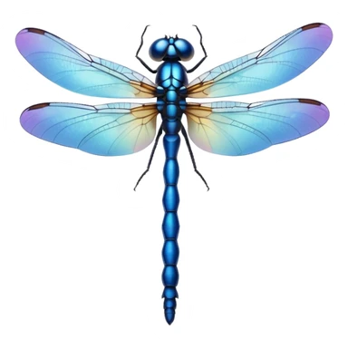 blue dragonfly sticker
