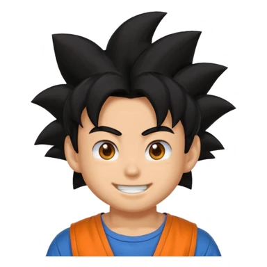 Goku emoji whatsapp sticker
