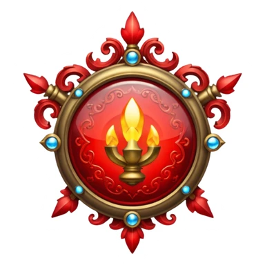 magical artifact red sticker