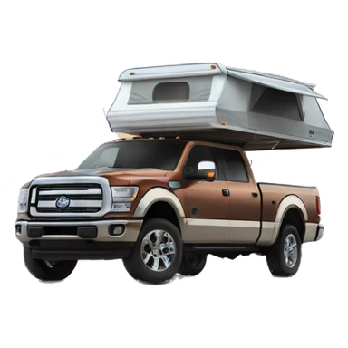 northern lite truck camper on top of a pickup truck sticker