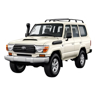 Toyota Land Cruiser - Toyota (Model Year: 2021) (Iconic colour: White) sticker
