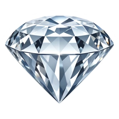 Color pure White diamond sticker