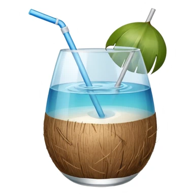 Coconut water sticker