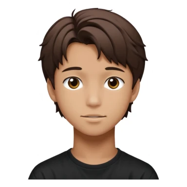 felix of stray kids brunnete sticker