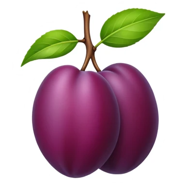 Plum sticker