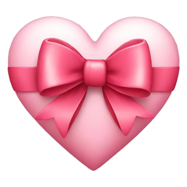 heart with bow sticker