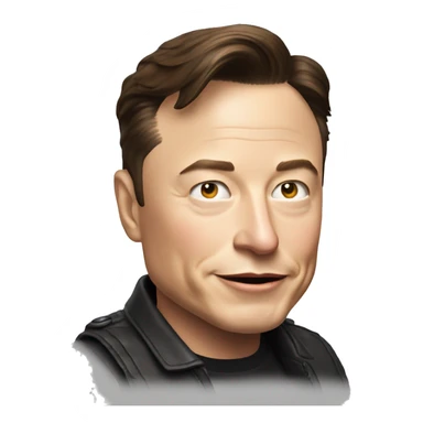 elon musk ağzında puro  sticker