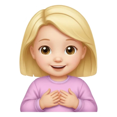 Baby Girl, Different Pose, different outfit, single Baby Girl only. sticker